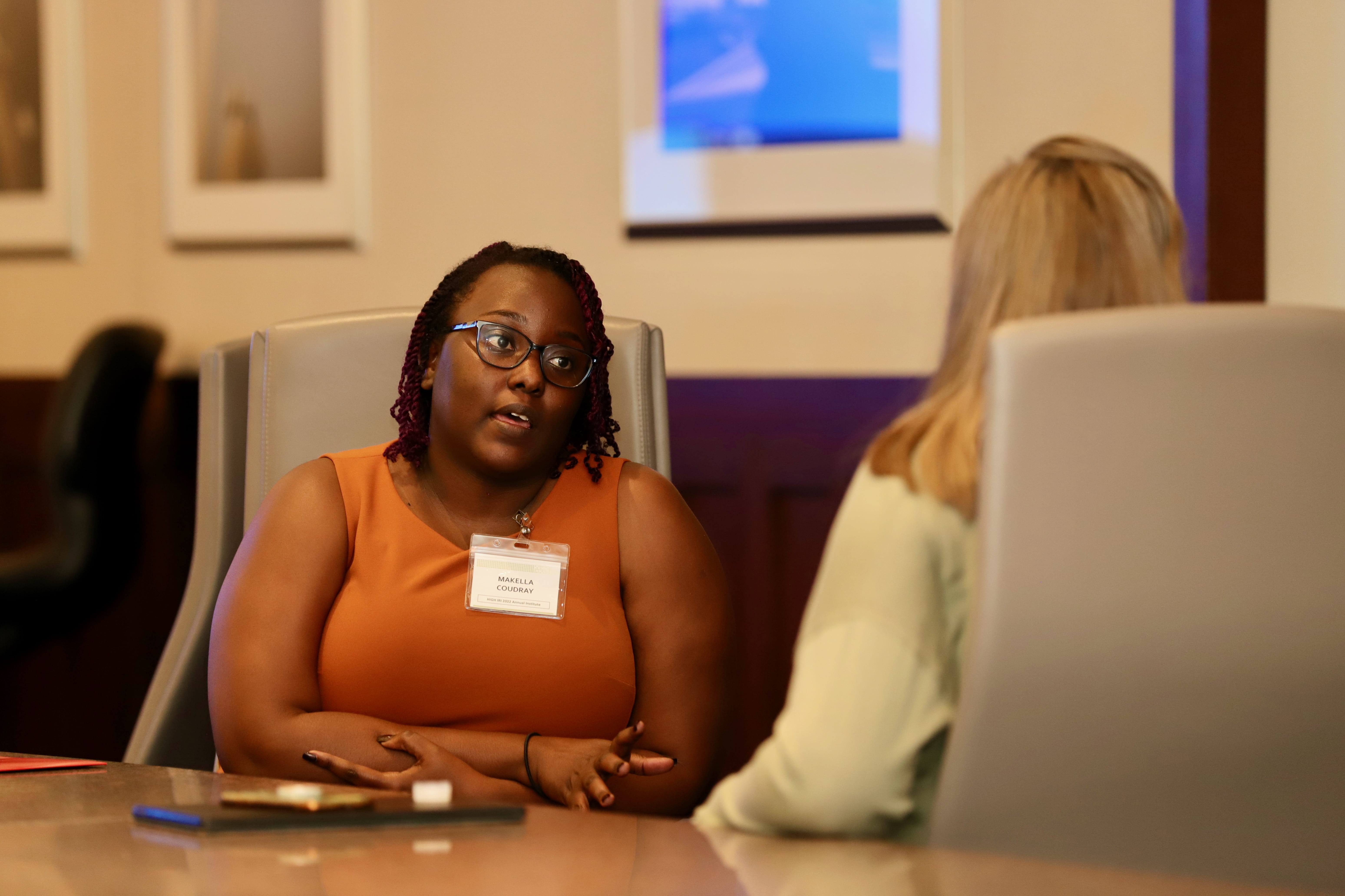 Professor Makella Coudray in conversation