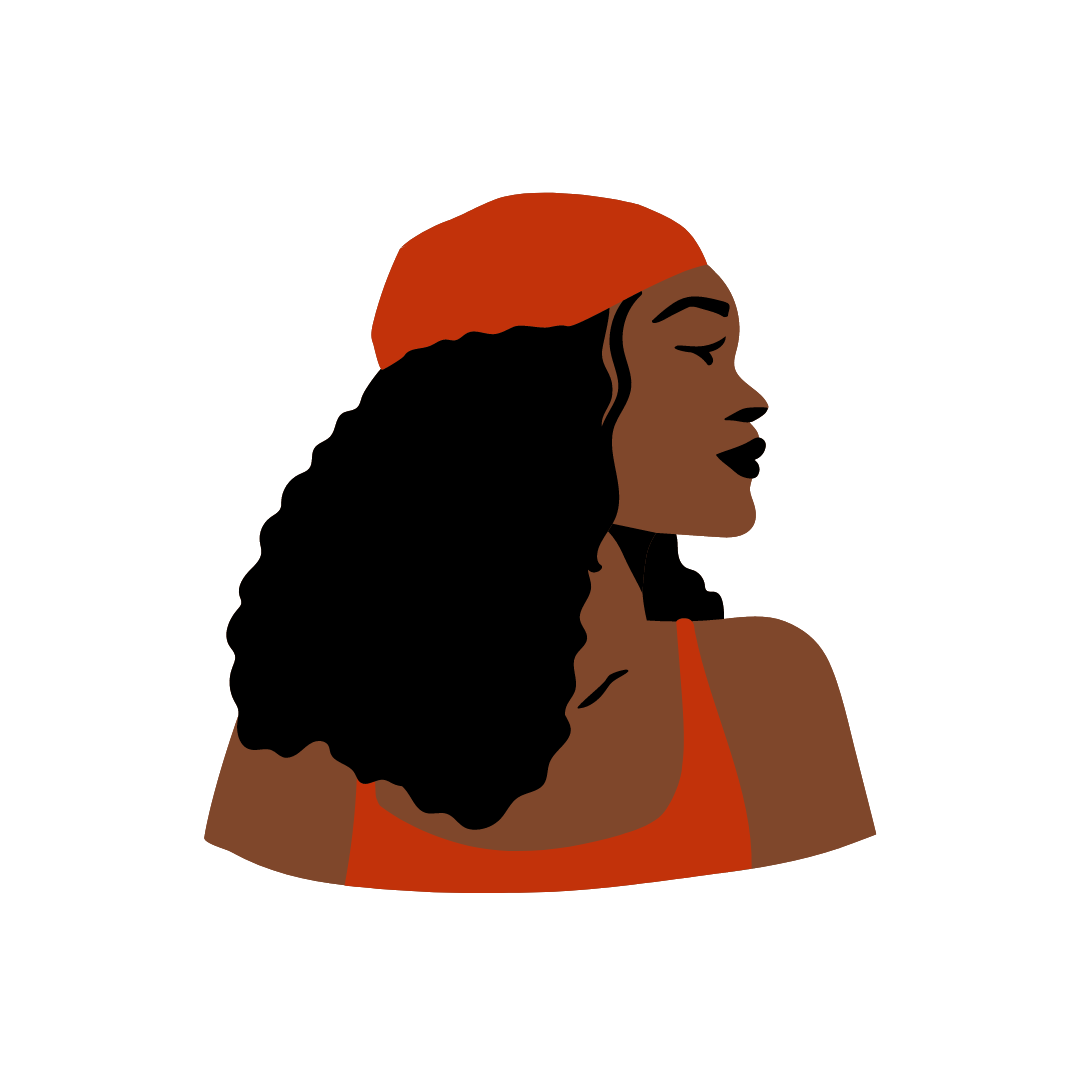 Illustration of a Young Black Woman